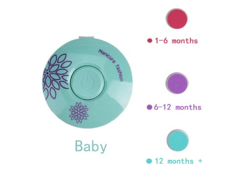 Cortador Aparador Lixa De Unha Bebê Recém Nascido Elétrico