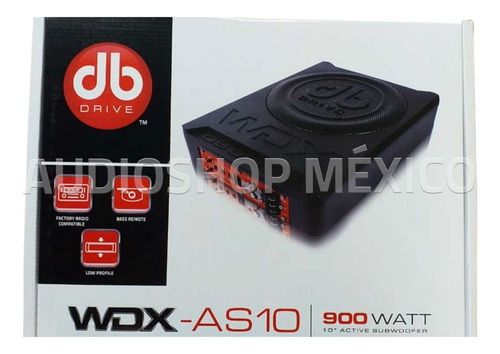 Subwoofer Amplificado Db Drive Wdx-as10 10 Pulgadas 900w