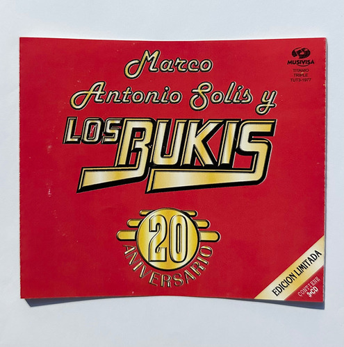 Marco Antonio Solis Y Los Bukis 3 Cds 20 Aniversario 1997