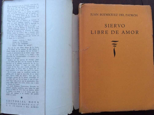 Siervo Libre De Amor - Juan Rodríguez Del Padrón (Usado)