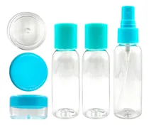 Comprar Kit X5 Botellas Frascos Para Viaje Lociones Y Cremas