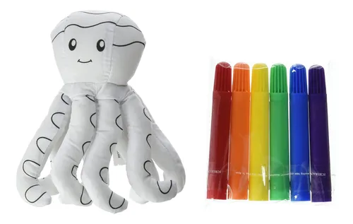 Ganz Kit Para Colorear Pulpo (7 Piezas)