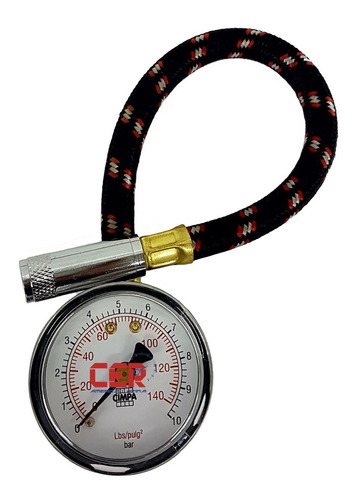 Manómetro Medidor De Presión Aire Neumáticos Beyca 150psi