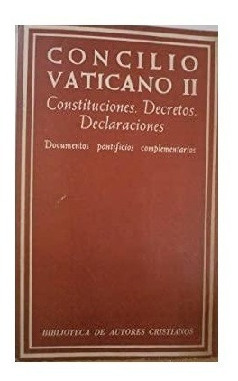 Concilio Vaticano I I, Bac