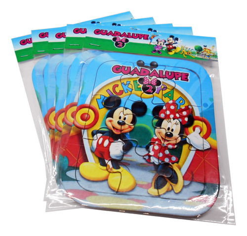20 Rompecabezas Personalizados De 9 Pz Con Cierra Bolsa