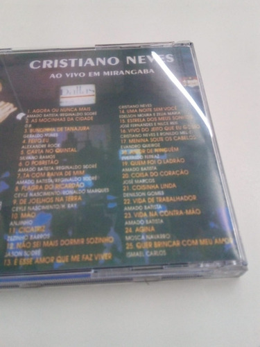 Cd Cristiano Neves - Ao Vivo Em Mirangaba