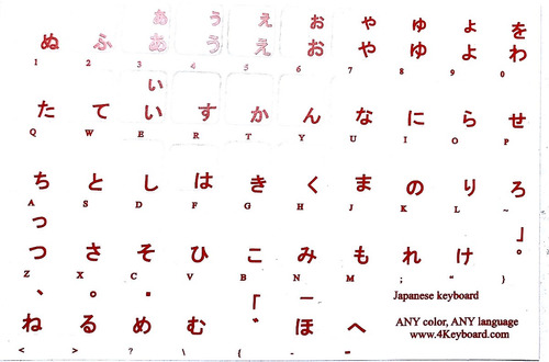 Calcomania Idioma Teclado Ruso Hebreo Arabe Chino Frances Y+