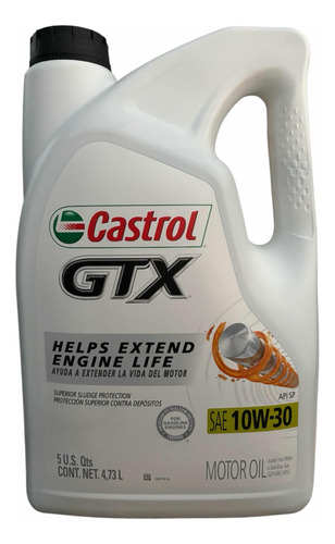 Aceite Castrol Gtx 10w-30 4.73l