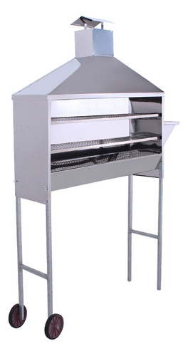 Carrinho Churrasqueira Churrasquinho Inox Espetinho R2