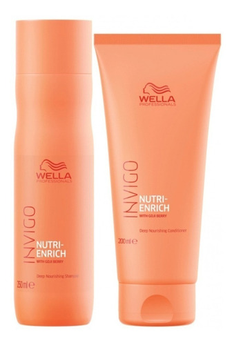 Kit Wella Enrich Shampoo + Acondicionador  