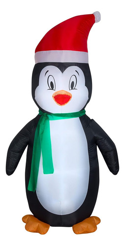 Pingüino Inflable De Navidad De 7 Inflable