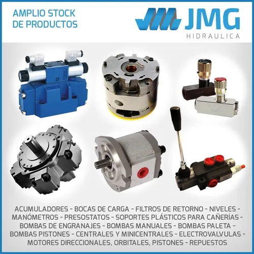 Válvula O Comando Hidráulico Manual De 4 Palancas De 40 Ltrs
