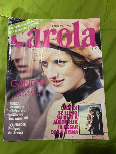 Diana De Gales Revista Carola  Años 80s