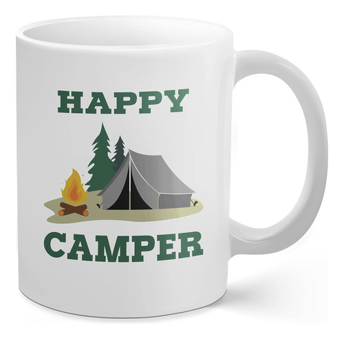 Palm City Products Camper - Taza De Café De Cerámica De 11 O