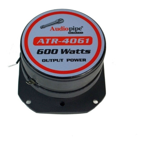 Imagen 2 de 5 de Super Tweeter Bala Titanio 600 W Audiopipe 2'' Atr-4061 Cta
