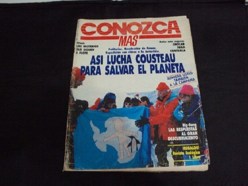 Revista Conozca Mas # 44 - Tapa Jacques Cousteau
