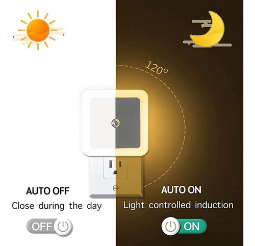4 Luz De Noche Junto A La Cama, Luz Nocturna De Pared