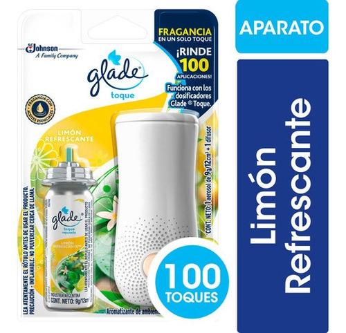 Imagen 2 de 3 de Aromatizante Glade Toque Limon X 1u