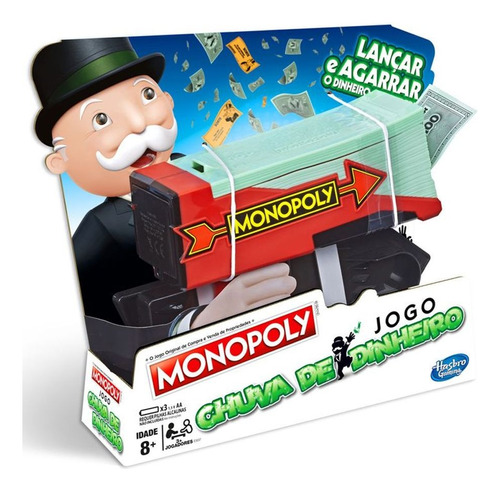 Jogo Monopoly Chuva De Dinheiro