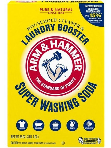Arm & Hammer Super Washing Soda 1.36kg 2pzas.