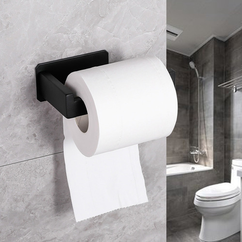 Soporte De Papel Higiénico Autoadhesivo De Acero Inoxidable