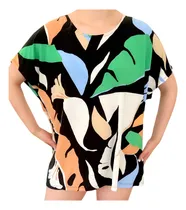 Comprar Remera Seda Fria Estampada Mujer Talle Grande