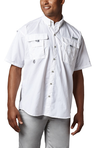 Camisa Mc Columbia Bahama Ii Ss Shirt Blanco