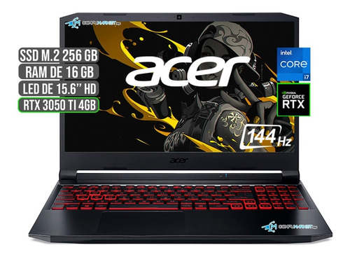 Acer Nitro Intel Core I7 Ssd 256gb Ram 16gb Rtx 3050ti 4gb