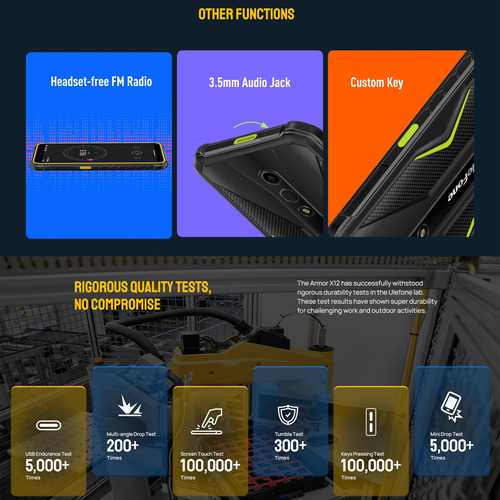 Ulefone Armor X12 - Celular Todo Terreno Resistente Caidas
