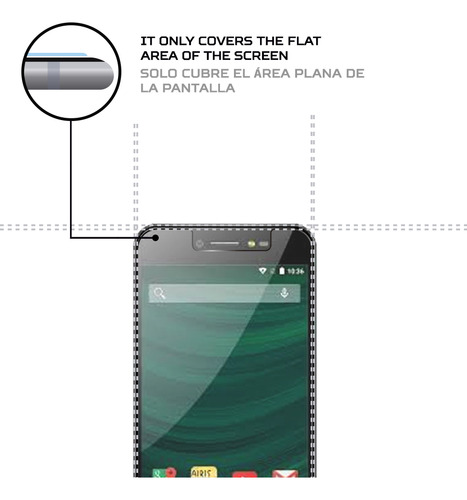 Protector Pantalla Antishock Para Airis Tm5hl