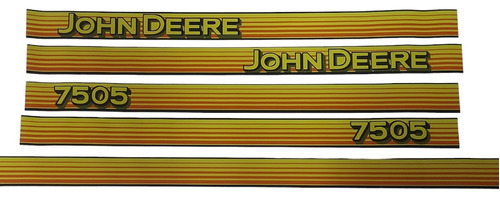 Juego De Calcos Para Tractor John Deere 7505