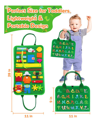 Juguete De Aprendizaje Montessori Gomzo De Busy Board Para 1