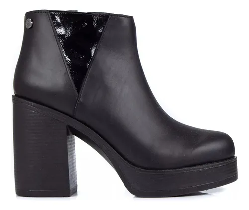 Botinetas mujer taco alto hot sale