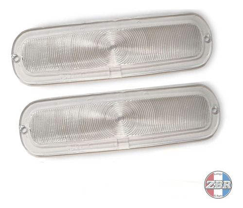 Lente Aro Pisca Seta Dianteira C10 D10 Veraneio Cristal Par
