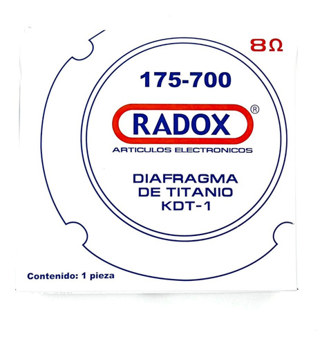Diafragma Kdt-1 175-700 8 Ohm
