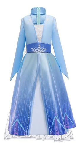 Disfraz De Princesa Reina De Las Nieves Para Niñas De Elsa,