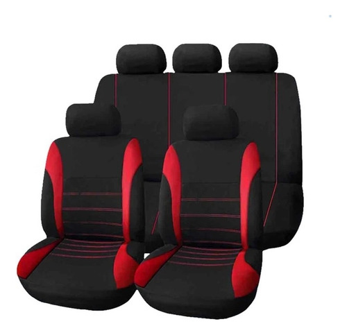 Juego Completo De 9 Fundas De Asiento Universales Para Coche