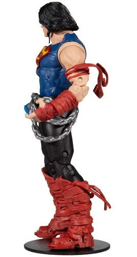 Imagen 3 de 8 de Mcfarlane Figura Superman Death Metal Articulada Dc Superman Multiverso Escala 18cm Original