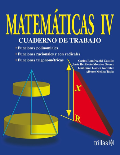 Matematicas 4: Cuaderno De Trabajo, De Ramirez Del Castillo, Carlos. Editorial Trillas, Tapa Blanda En Español