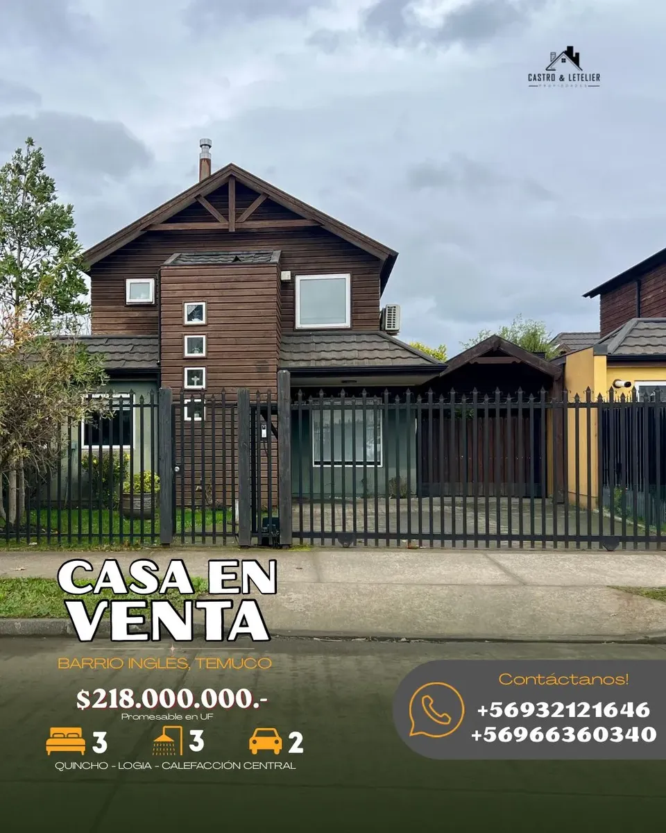 Imagen 1 de 30 de Espectacular Casa En Excelente Sector