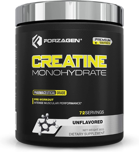 Imagen 1 de 3 de Creatina Monohidratada Forzagen En Polvo Sin Sabor 72serv 5g