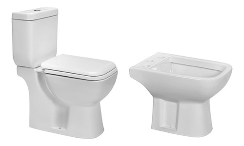 Inodoro Largo Deposito Tapa Suave Bidet 3ag Piazza Amalfi