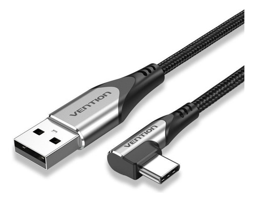 Cable Usb-c 2.0 90° A Usb 2.0 Carga Y Datos - 0.5m - Vention
