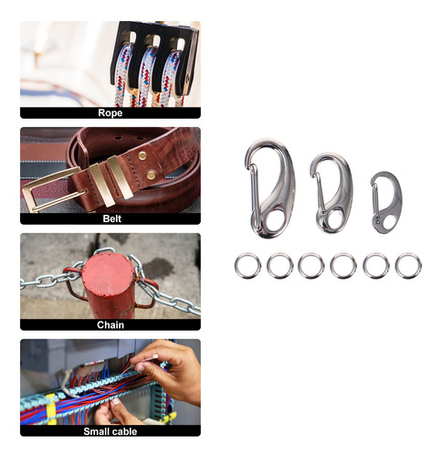 Ganchos De Acero Inoxidable Para Etiquetas De Mascotas, Clip