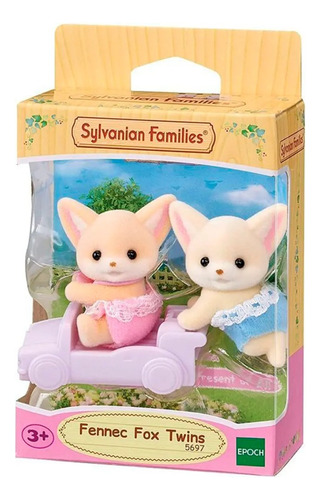 Juego Con 2 Pequeños Zorros Gemelos Sylvanian Families Febo