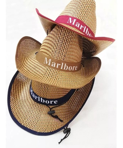 Pack3 Sombreros Vaquero De Paja Para Hombre Mujer 