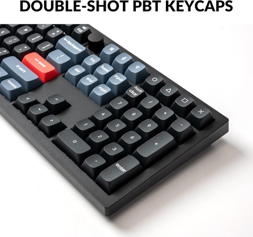 Keychron V6 Wired Custom Mechanical Keyboard Knob Version...