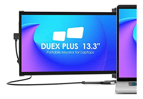 Monitor Portátil Duex Plus, 13.3puLG Full Hd, Ips, Usb C/a,