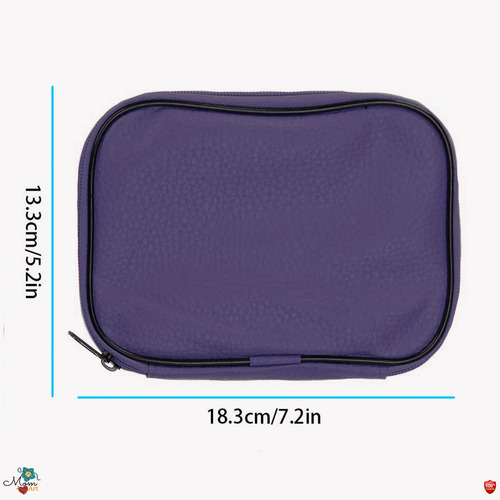 Imagen 5 de 8 de Kit 22 Agujas Crochet Metálicas + 12 Marcadores + Metro 36un