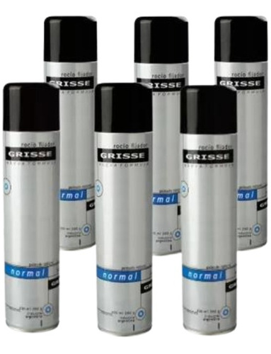  Spray Fijador Pelo Grisse 400ml- Pack 6